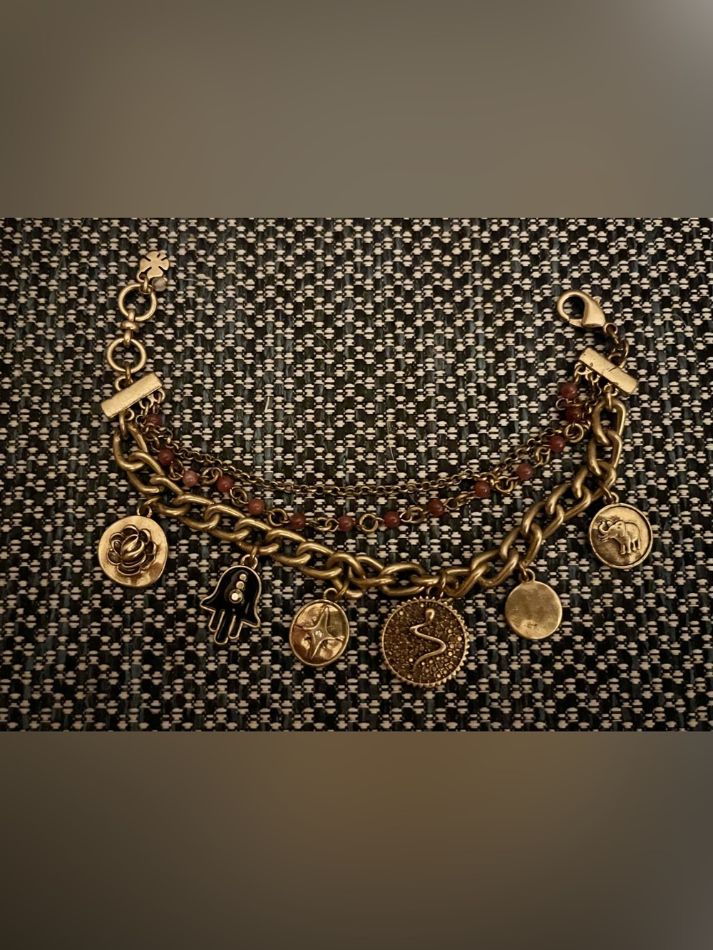 *Rare* Lucky Brand Multi-Strand Good Luck Charm Bracelet - Picture 5 of 10